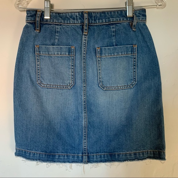 Loft Denim Skirt * 00 Petite = 2P - Picture 4 of 8